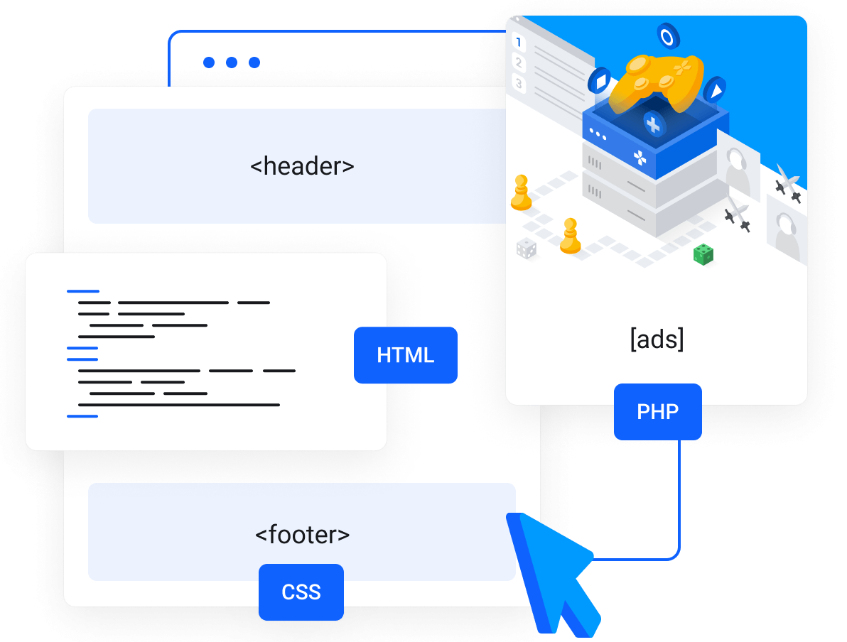 Fast & Secure WordPress Hosting NZ | Net4Me - Easy custom code snippets